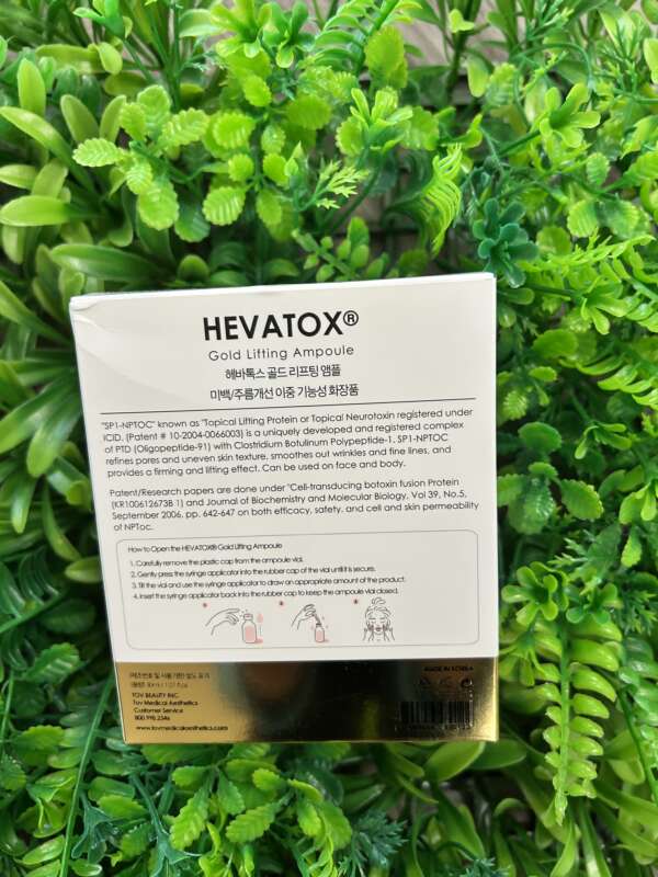 Hevatox Gold Lifting Ampoule 30 mL - Image 3